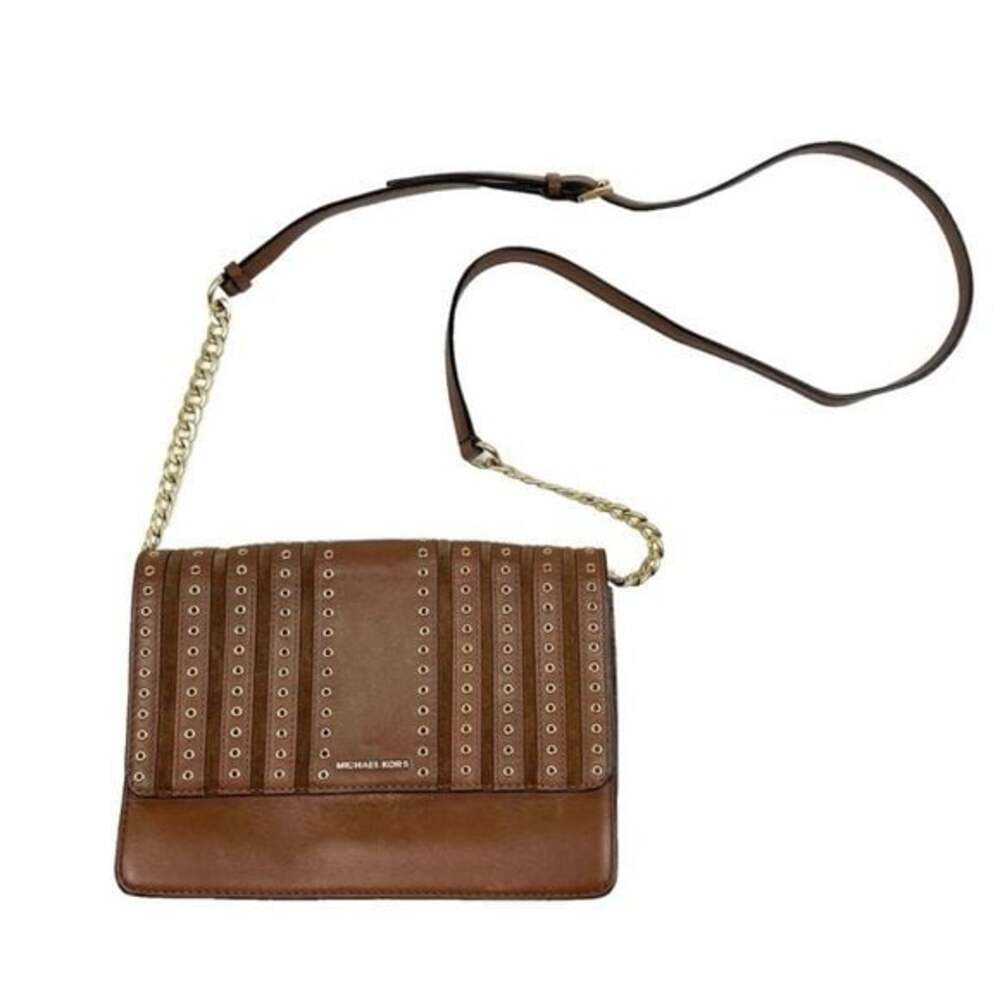 Michael Kors Suede Grommets Crossbody bag - Picture 3 of 8